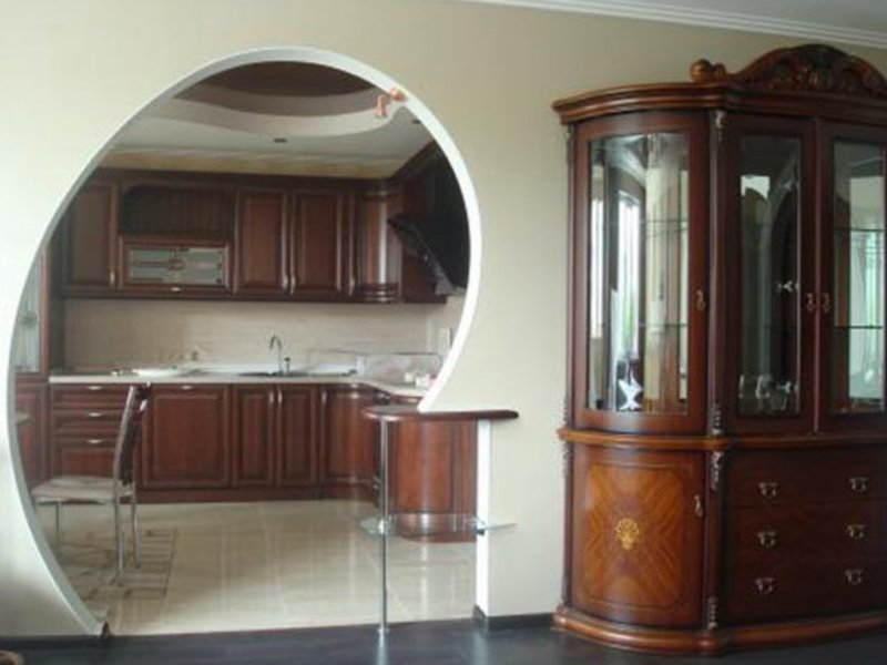 Кухонная арка в стиле модерн